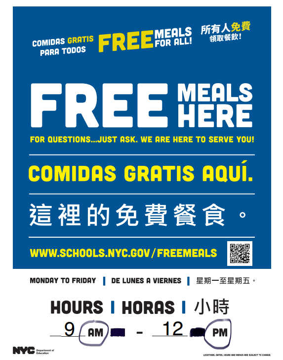 free meals